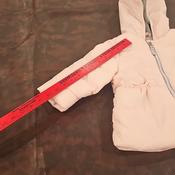 L Toddler Girls Puffer Jacket - Pink 18m NWT - Picture 4 of 8